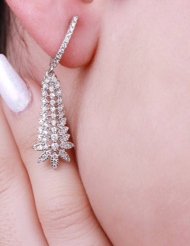 سرویس نقره جواهری زنانه کد 60283
