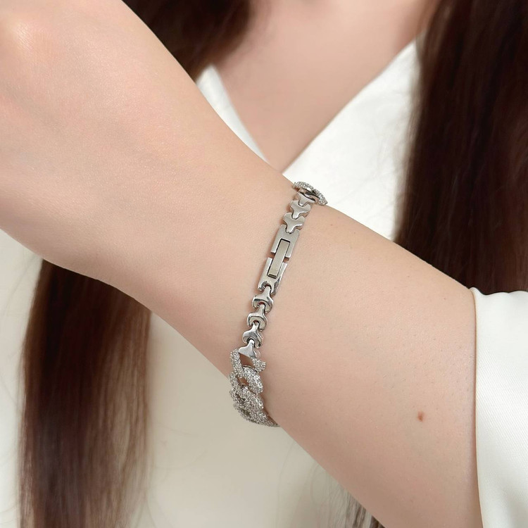 ساعت نقره کارتیه صفحه مربع جواهری زنانه کد 80279