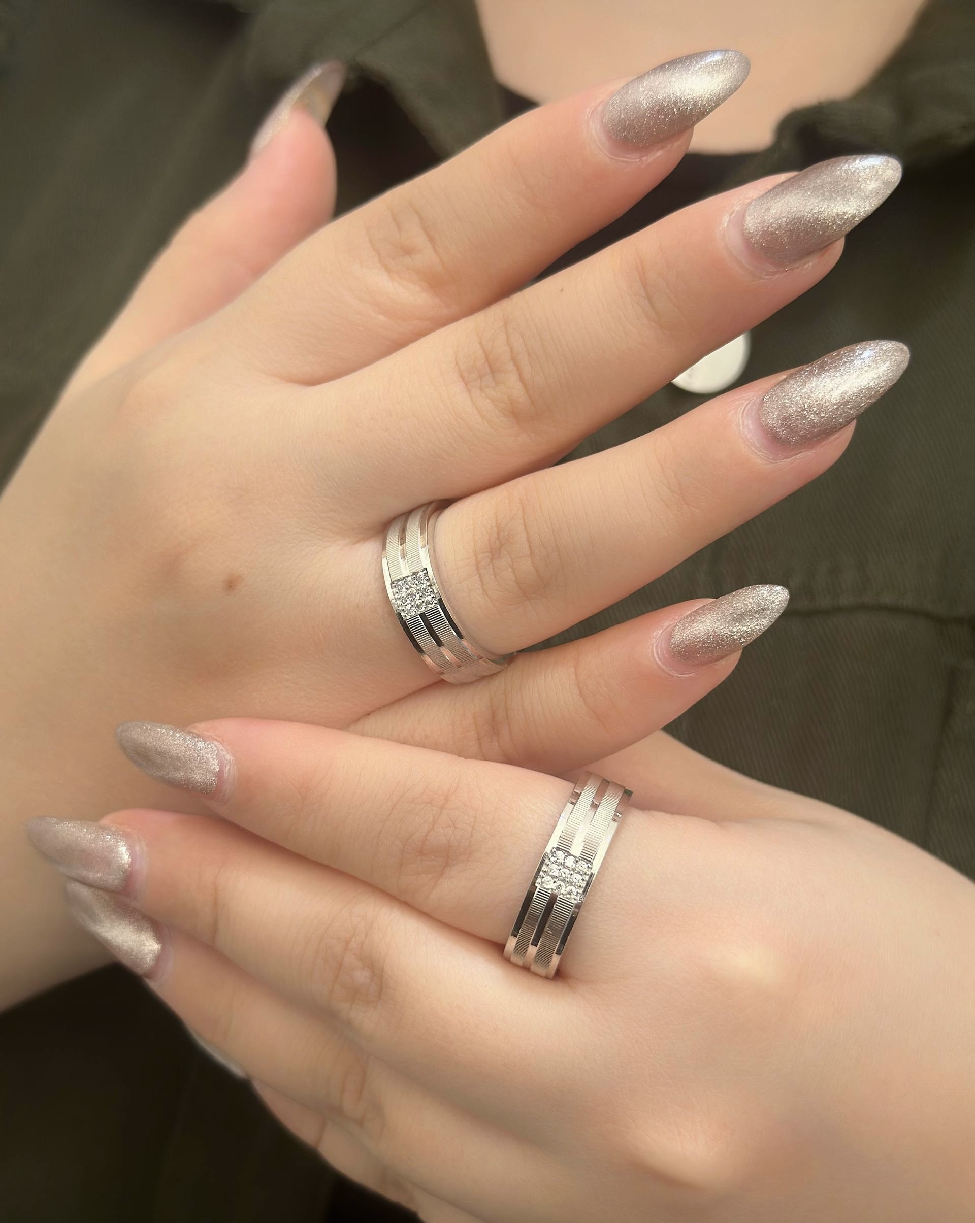 حلقه ست ازدواج نقره کد 00218